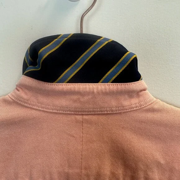 Rugby Ralph Lauren OCBD Button Down Shirt Orange Size 2 - Picture 9 of 13